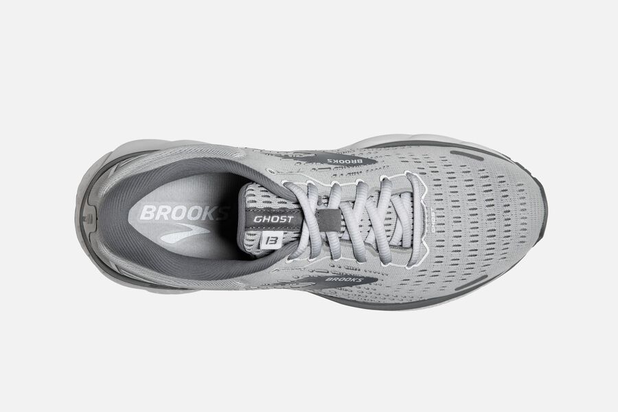 Brooks Ghost 13 Road Running Shoes Womens - Grey - OHGCB-7423